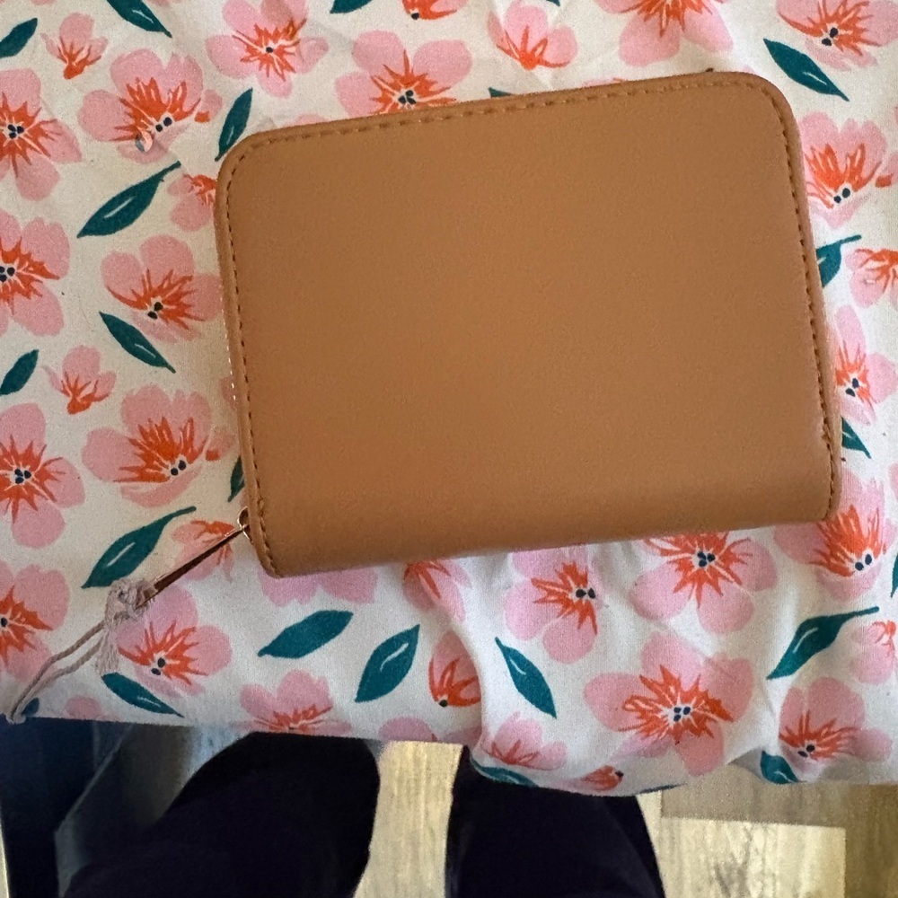 a new day Tan Wallet